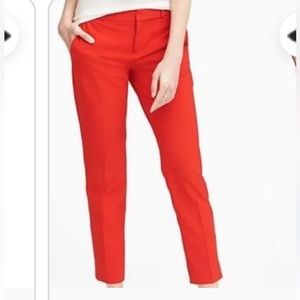 Banana republic, Avery, cropped linen pant. Size 8.